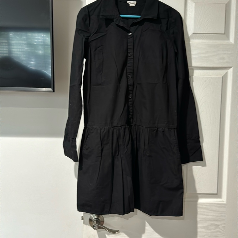 Splendid Women dress black size l 100 cotton  good condition with pockets